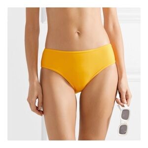 Diane Von Furstenberg Hipster Swim Bottom in Saffron NWT